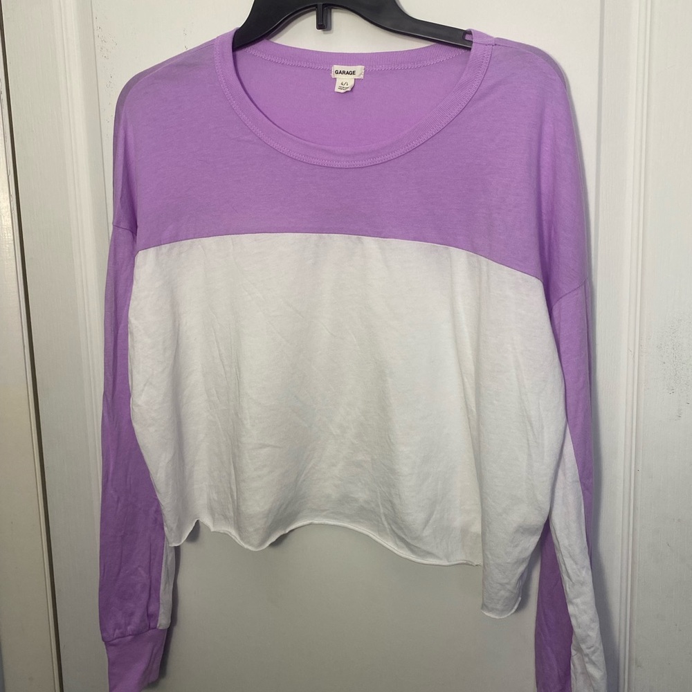 garage color block tee